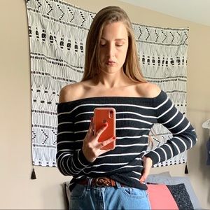American Eagle Off-Shoulder Sweater